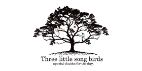 Three little song birds